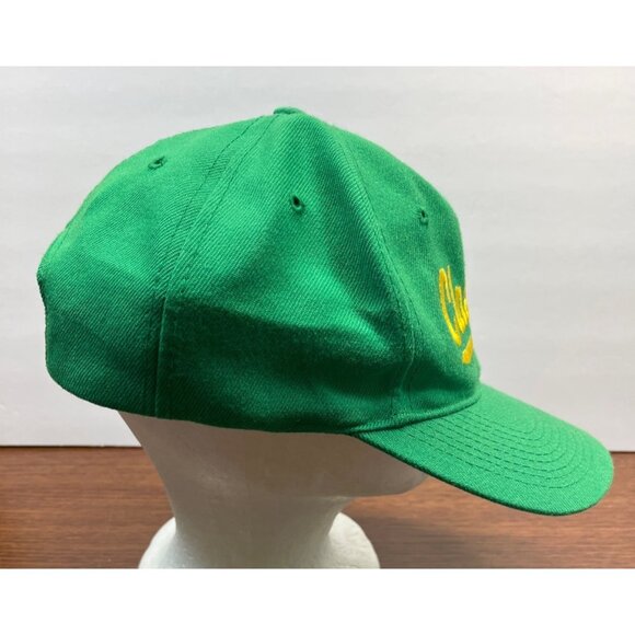 Vintage Classics Green Baseball Cap With Adjustable Strap Otto Gold Embroidery - Picture 5 of 8